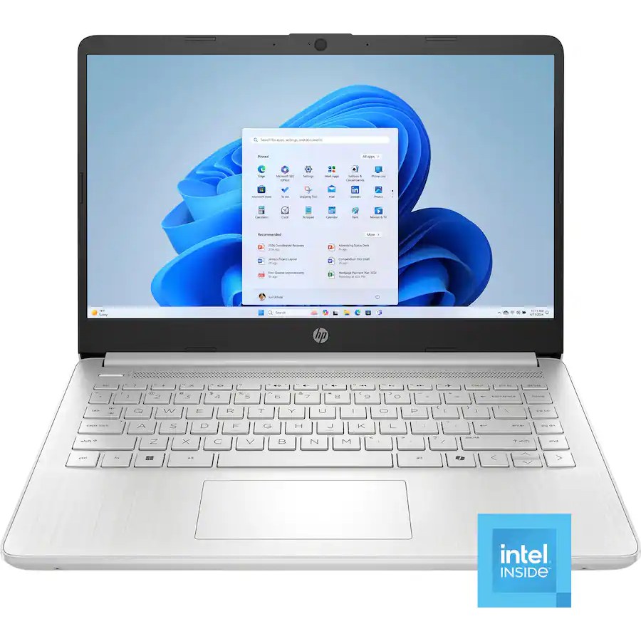 HP Laptop 14" - Intel N150, 4GB RAM, 128GB SSD, HD LED Display